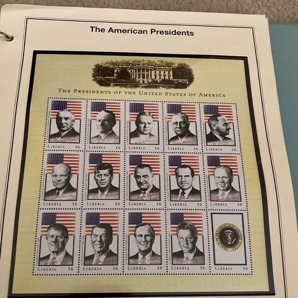 Stamp book: America Presidents - Picture 5 of 13